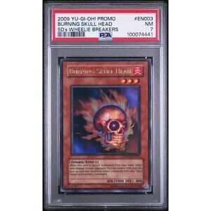 2009 YU-GI-OH! PROMO EN003 BURNING SKULL HEAD 5D's WHEELIE BREAKERS PSA 7